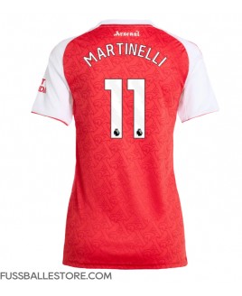 Günstige Arsenal Gabriel Martinelli #11 Heimtrikot Damen 2025-26 Kurzarm